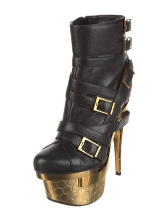 Versace Leather Boots