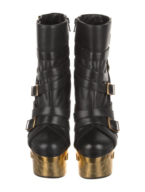 Versace Leather Boots
