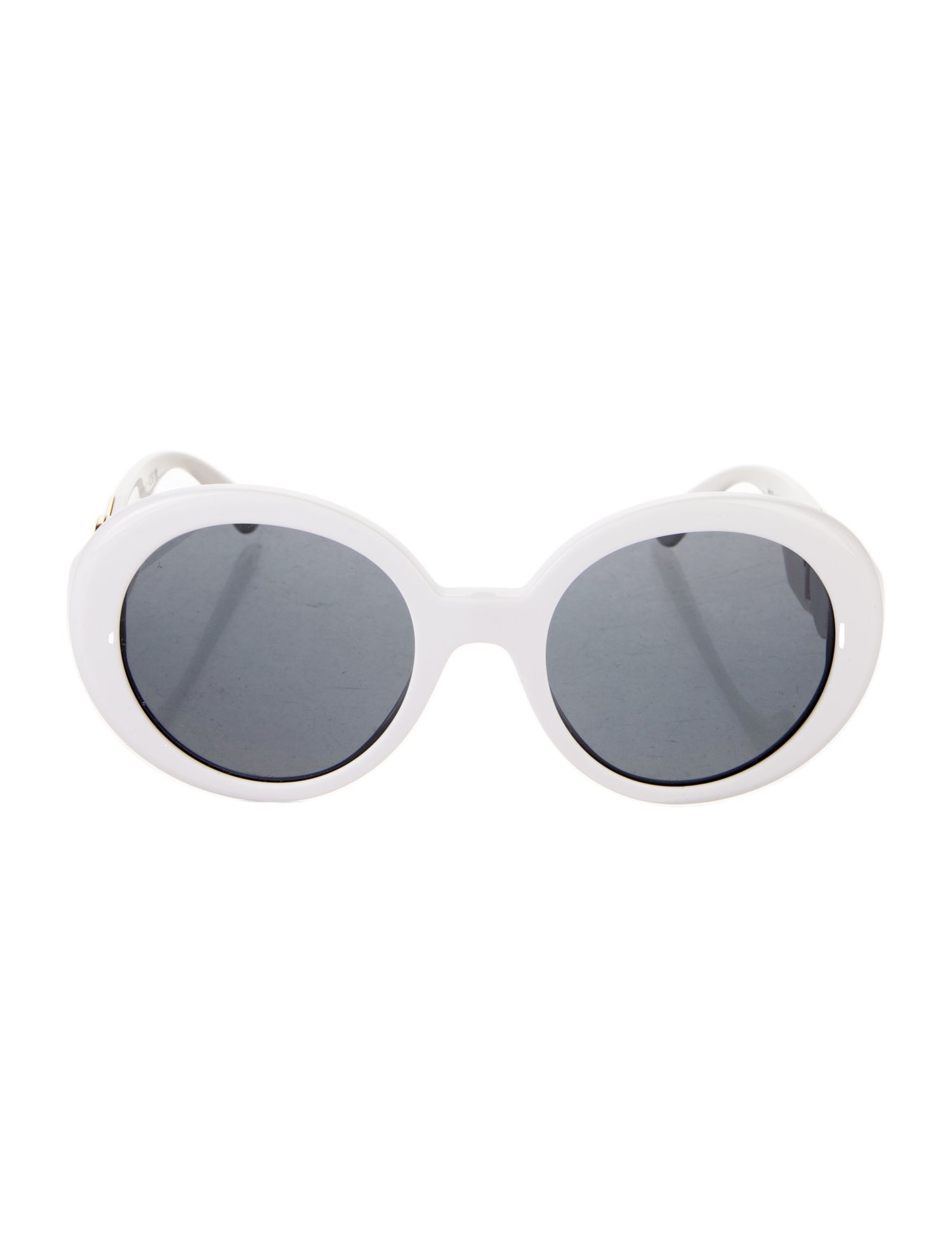 Versace Medusa Insignia Round Sunglasses