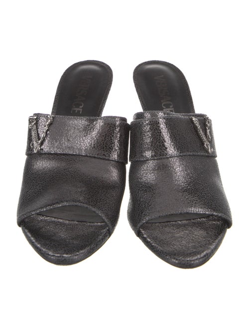 Versace Leather Slides