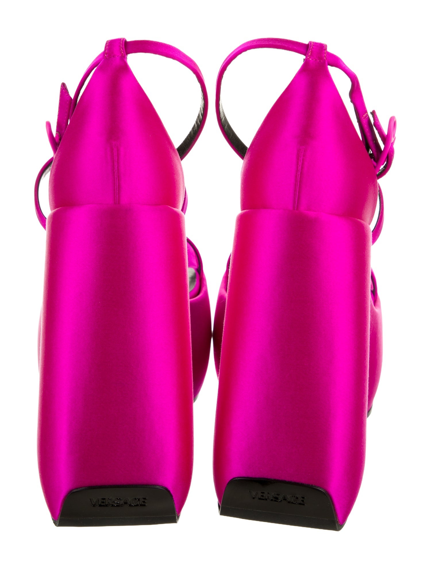 Versace Medusa Insignia Satin Sandals