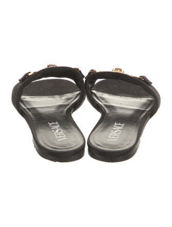 Versace Leather Slides
