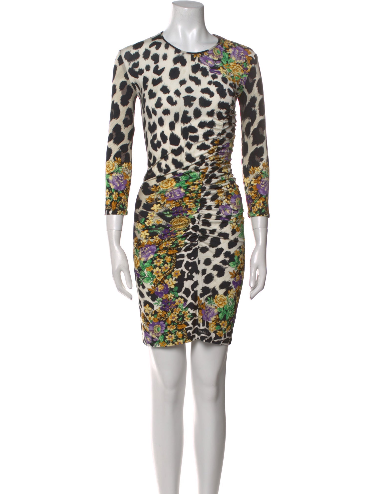 Versace Animal Print Mini Dress w/ Tags