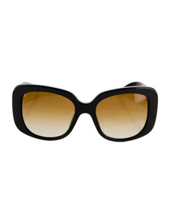 Versace Square Gradient Sunglasses