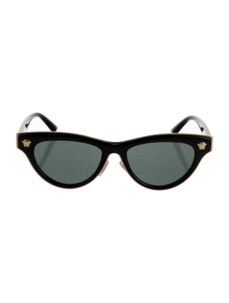Versace Medusa Insignia Wayfarer Sunglasses