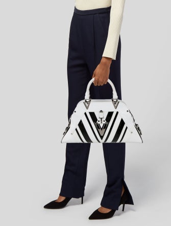 Versace Leather Top Handle Bag