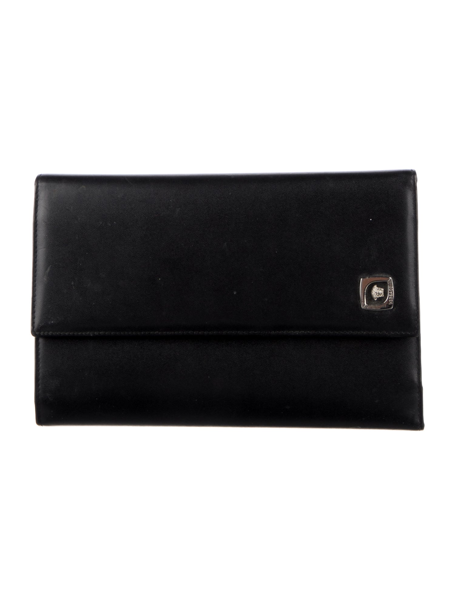 Versace Leather Trifold Wallet