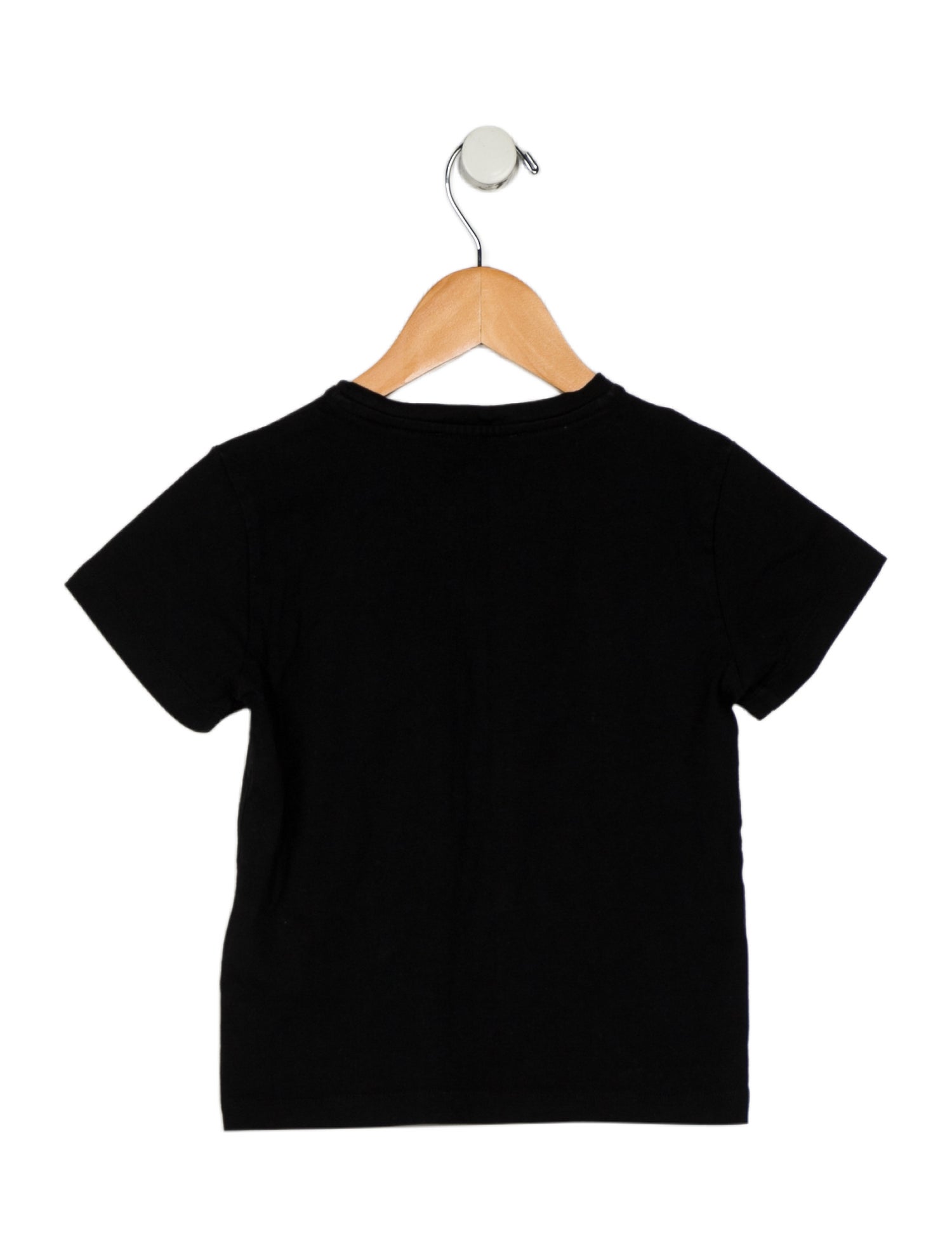 Versace infant girls' black multicolored t-shirt