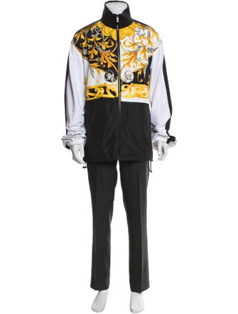 Versace Graphic Print Windbreaker