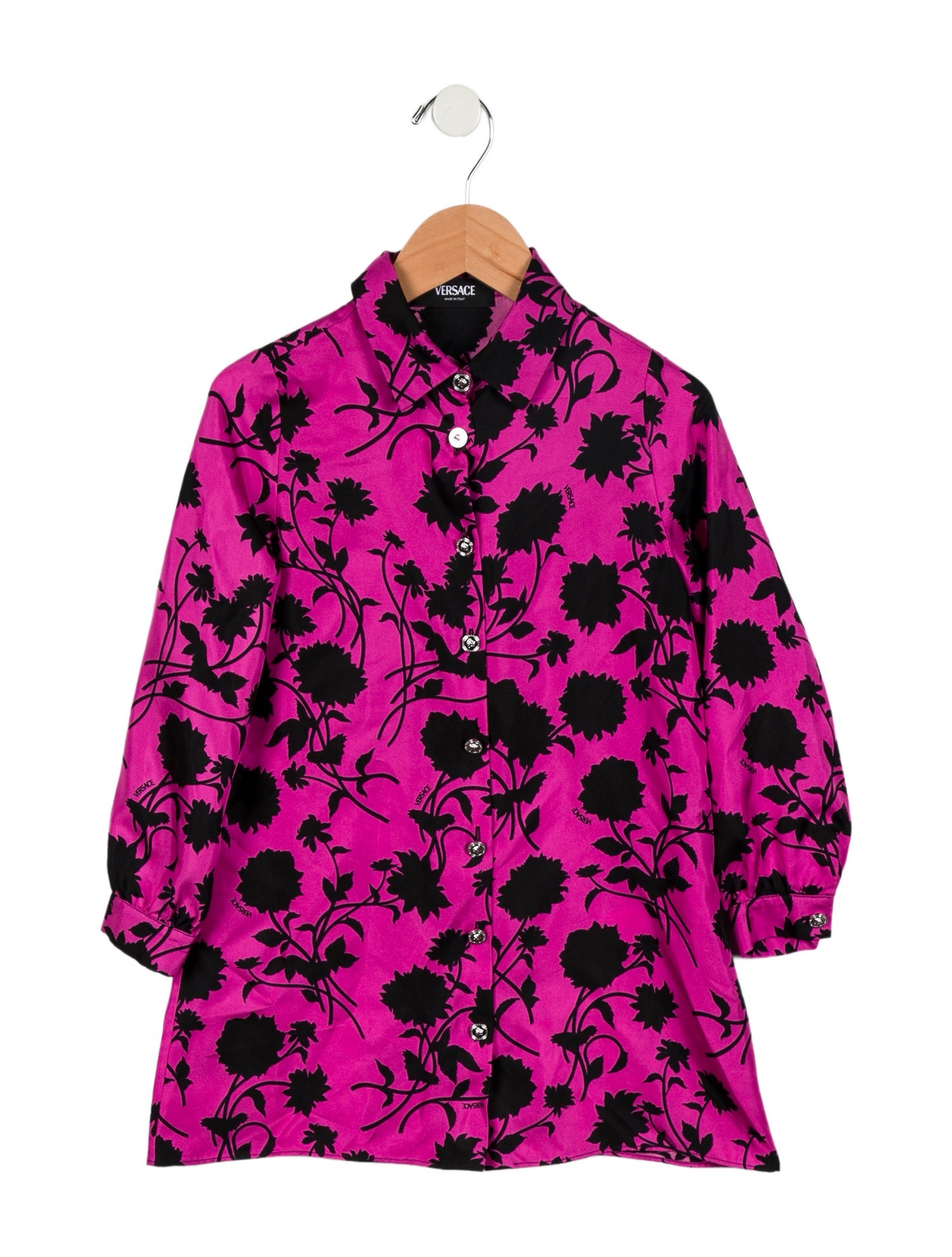 Versace Toddler Girls' Silk Printed Dress w/ Tags