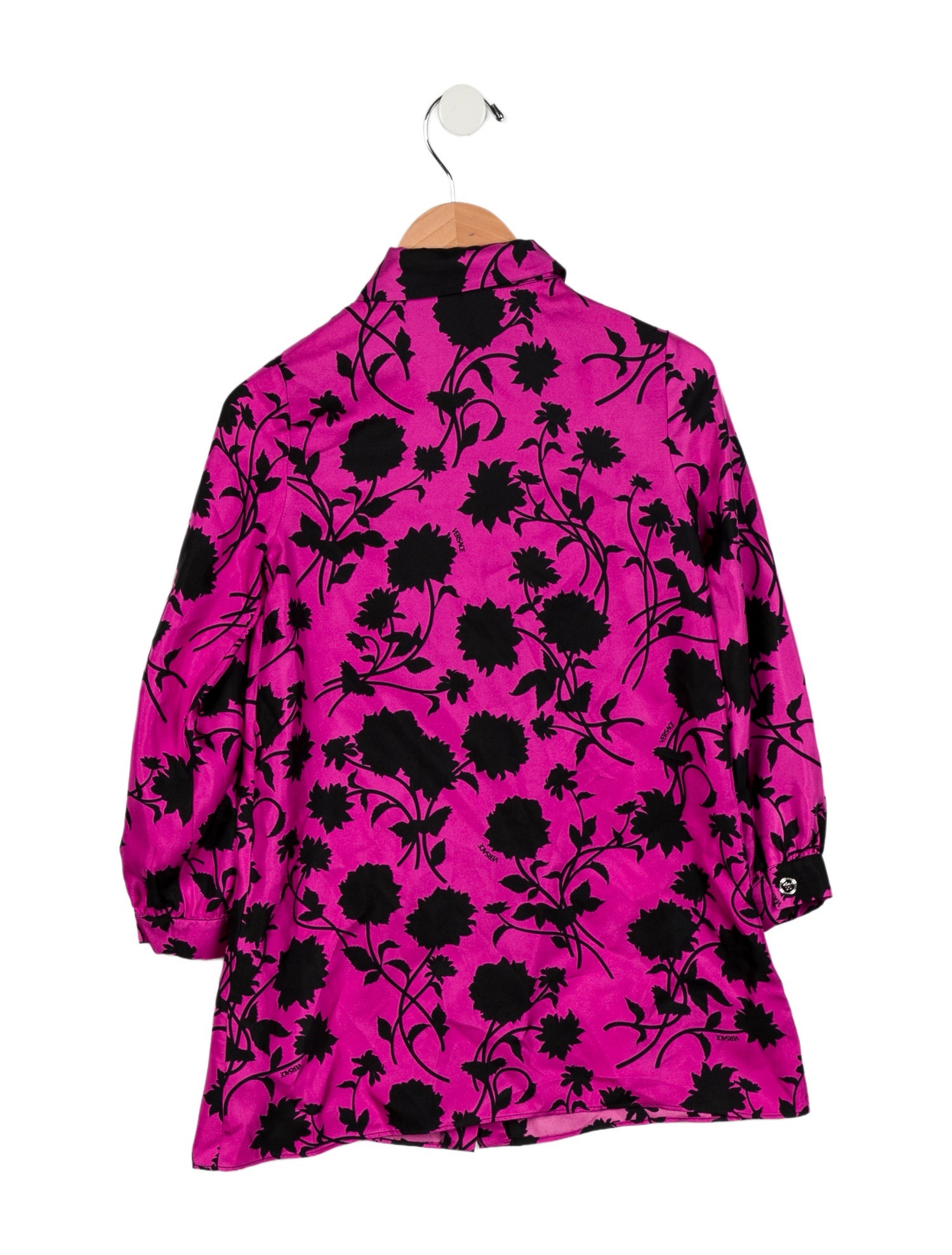 Versace Toddler Girls' Silk Printed Dress w/ Tags