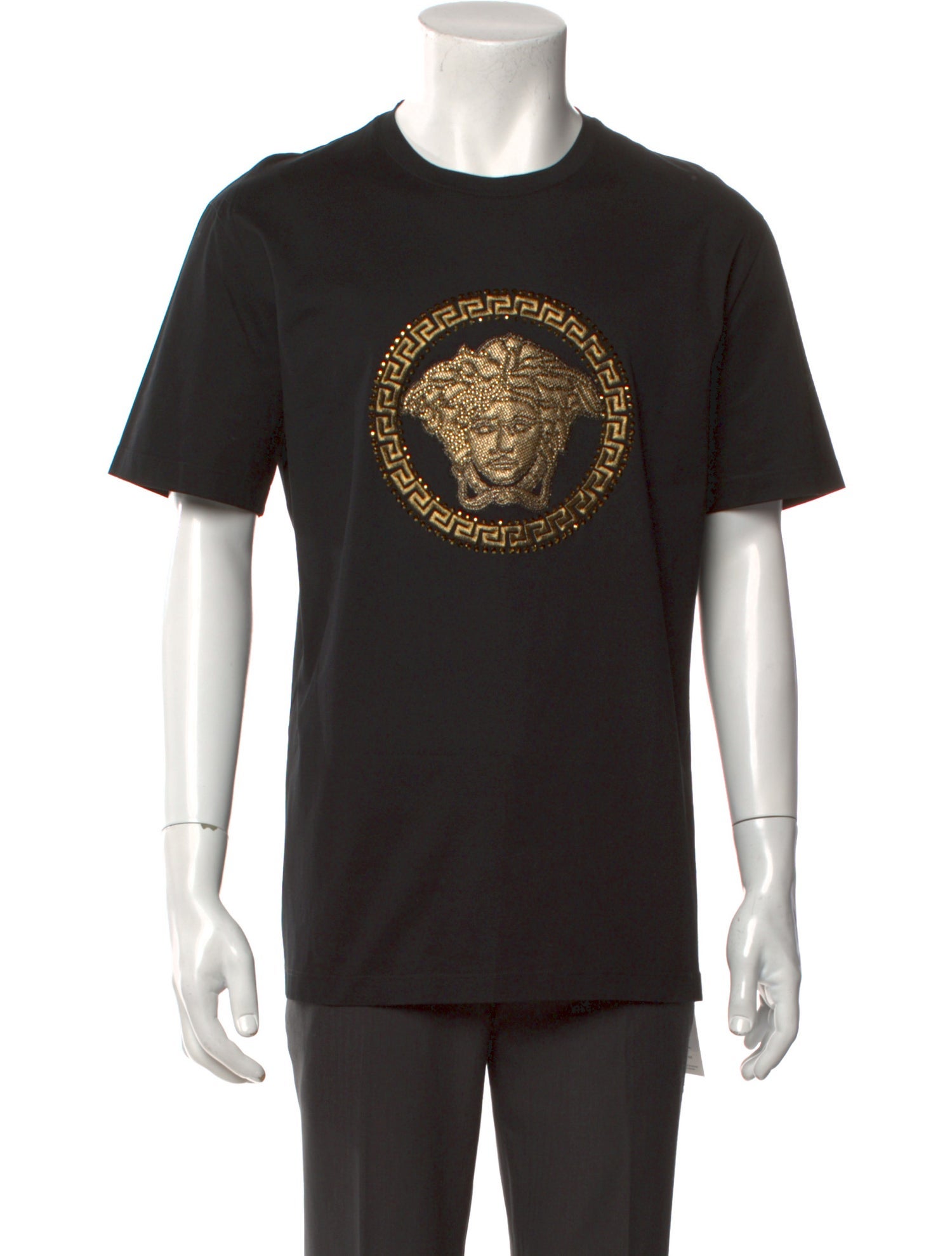 Versace Graphic Print Crew Neck T-Shirt