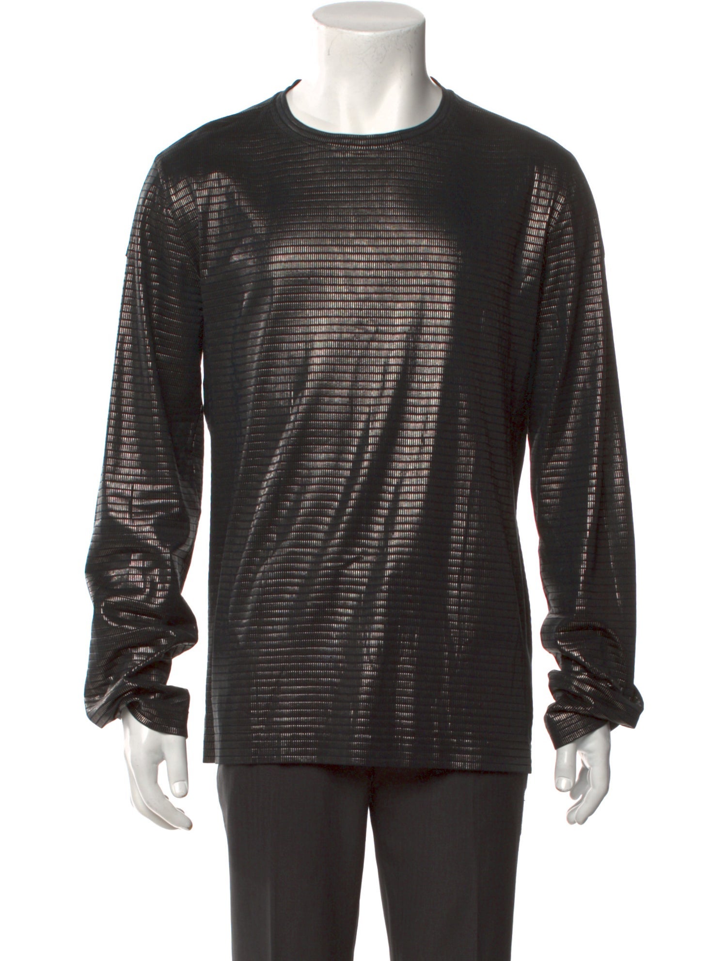 Versace Crew Neck Long Sleeve Jersey
