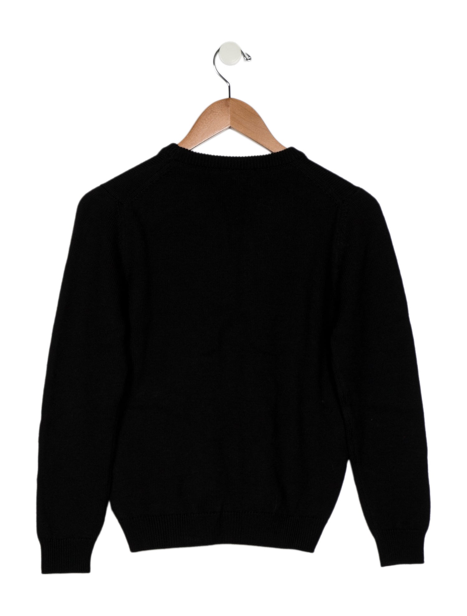 Versace kid boys' black and yellow sweater
