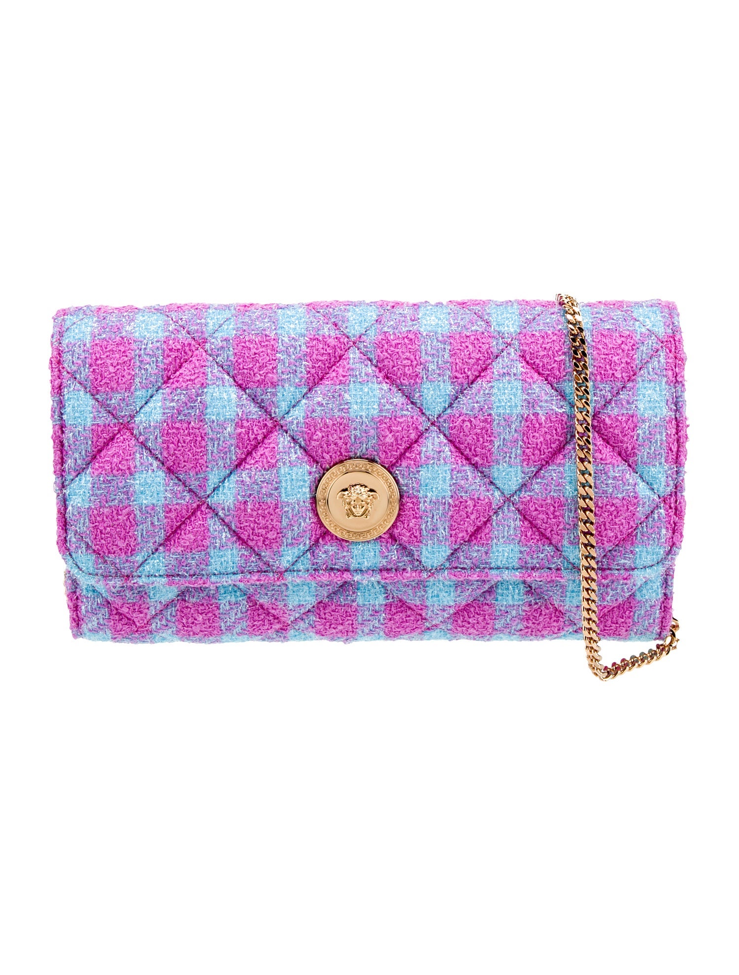 Versace Tweed Clutch