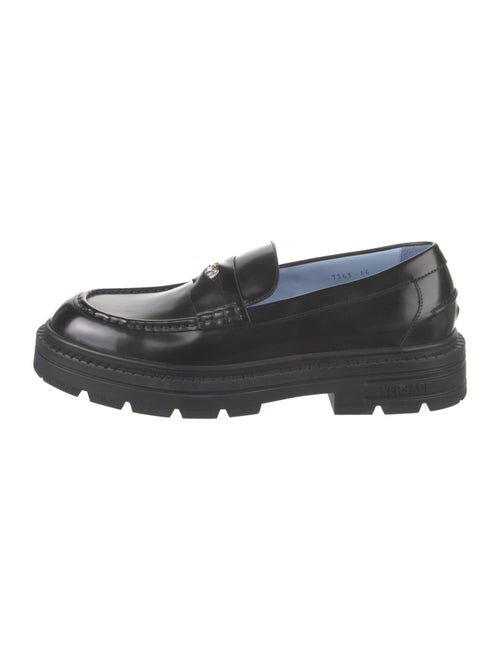 Versace Leather Loafers