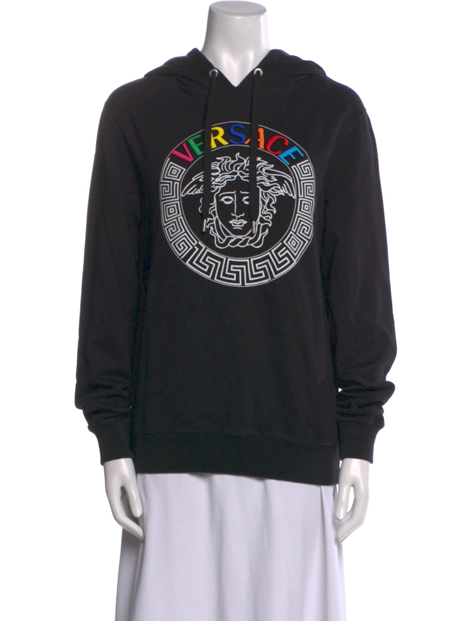 Versace Graphic Print Crew Neck Sweatshirt