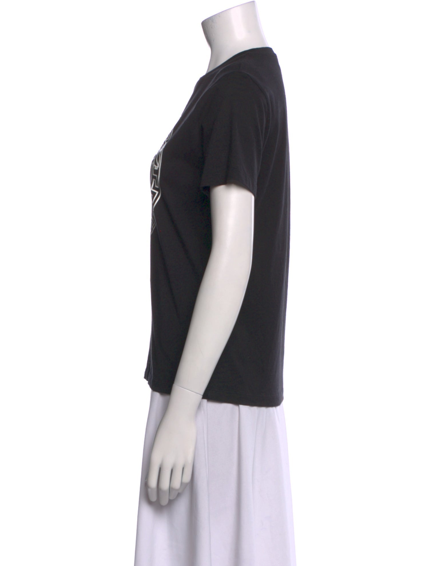 Versace Graphic Print Crew Neck T-Shirt