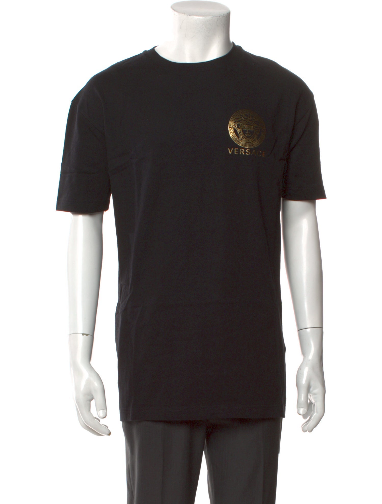 Versace Graphic Print Crew Neck T-Shirt