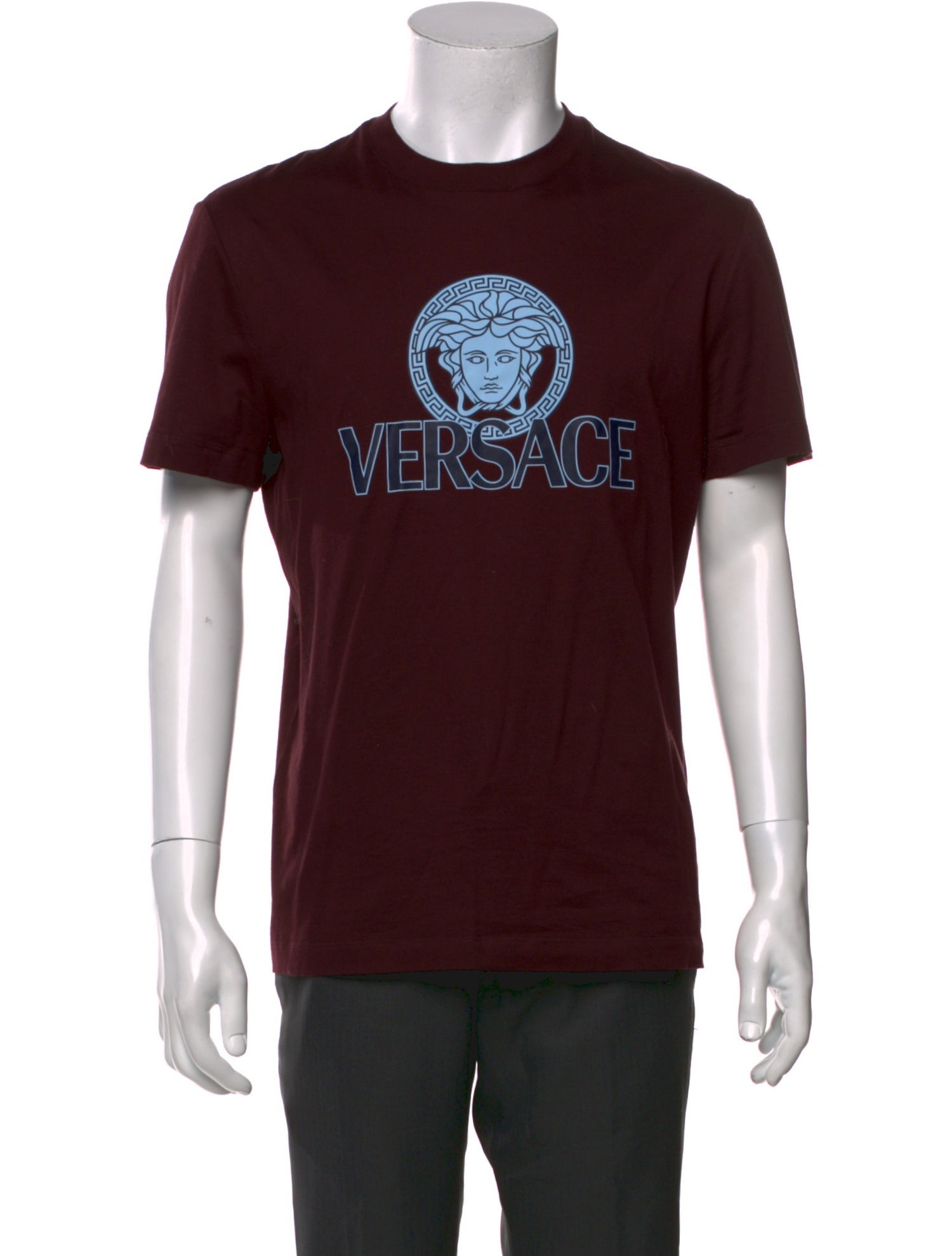 Versace Graphic Print Crew Neck T-Shirt