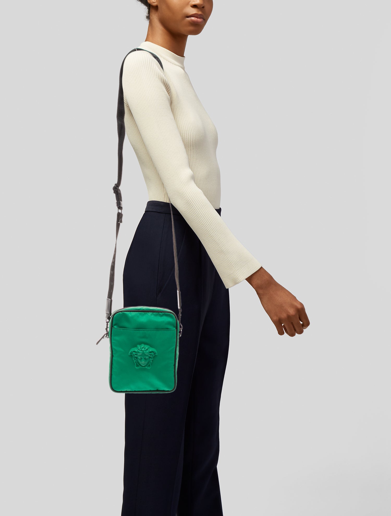 Versace Nylon Crossbody Bag