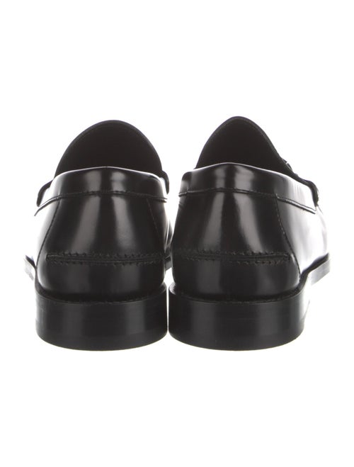 Versace Leather Dress Loafers