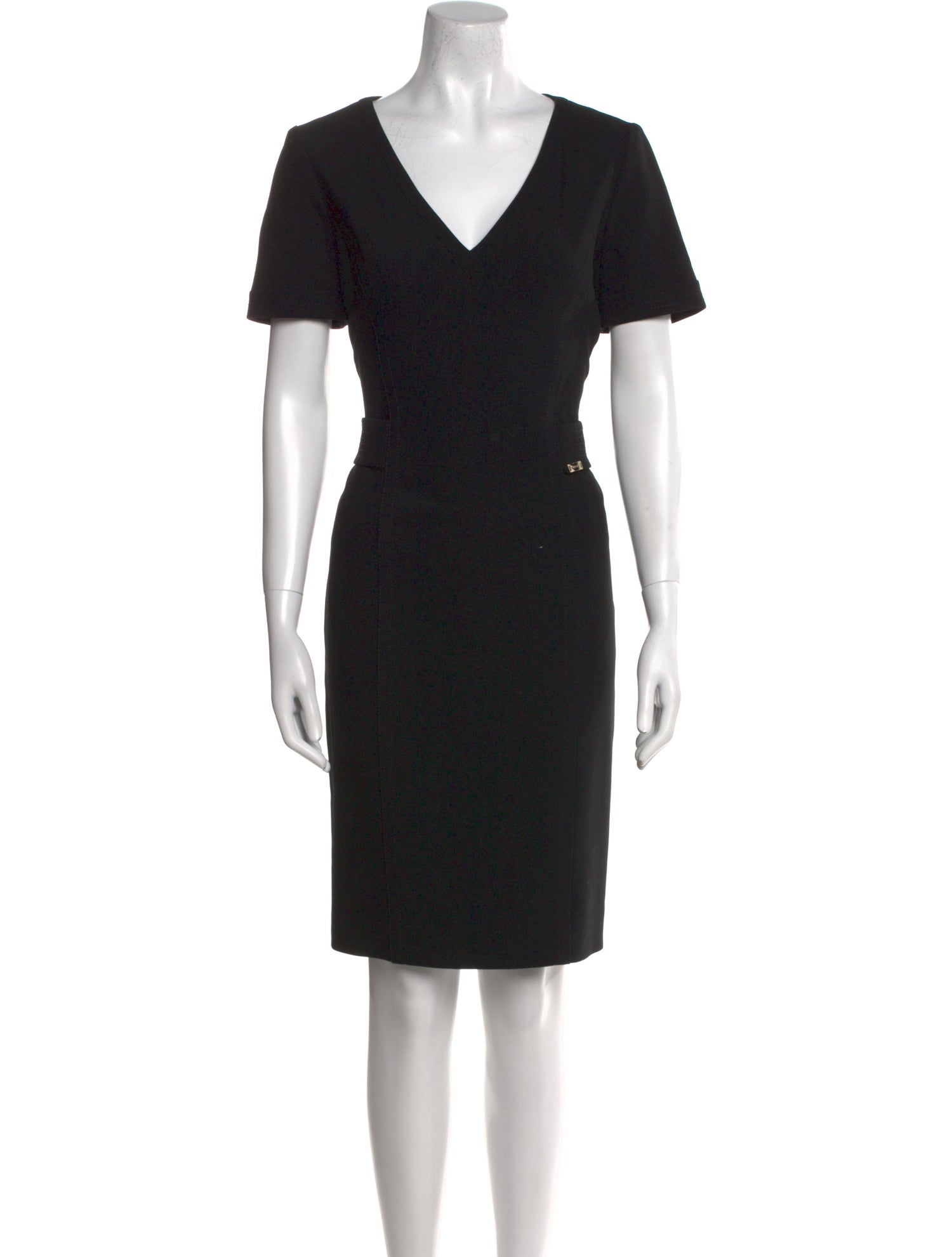 Versace Wool Knee-Length Dress