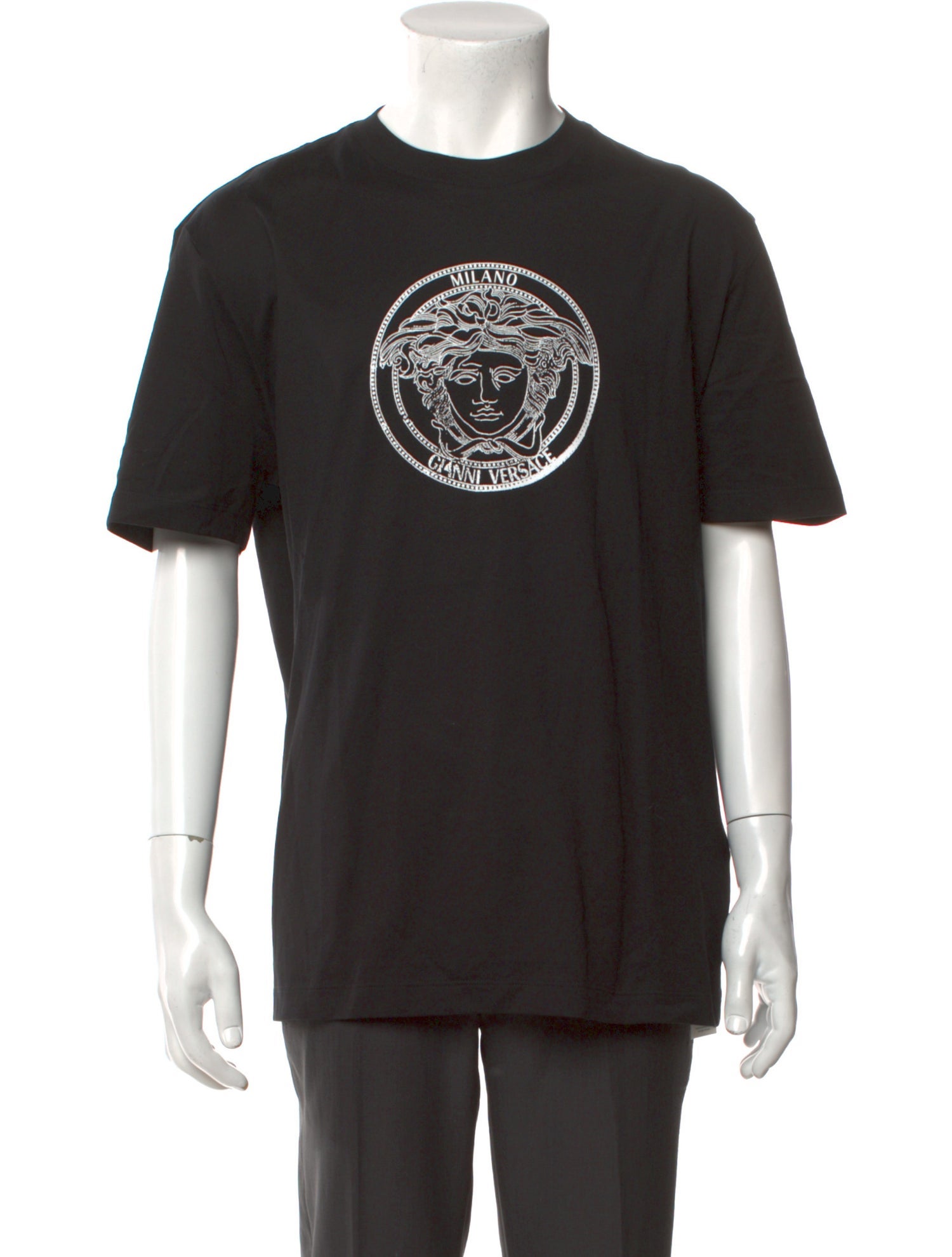 Versace Graphic Print Crew Neck T-Shirt