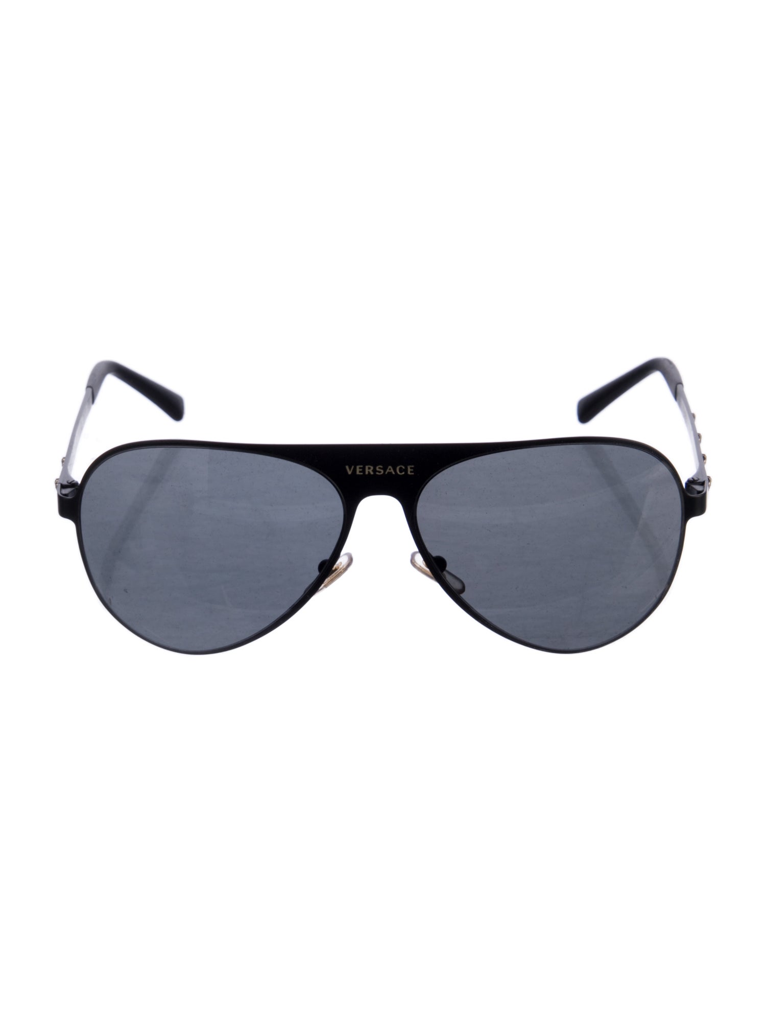 Versace Medusa Insignia Aviator Sunglasses