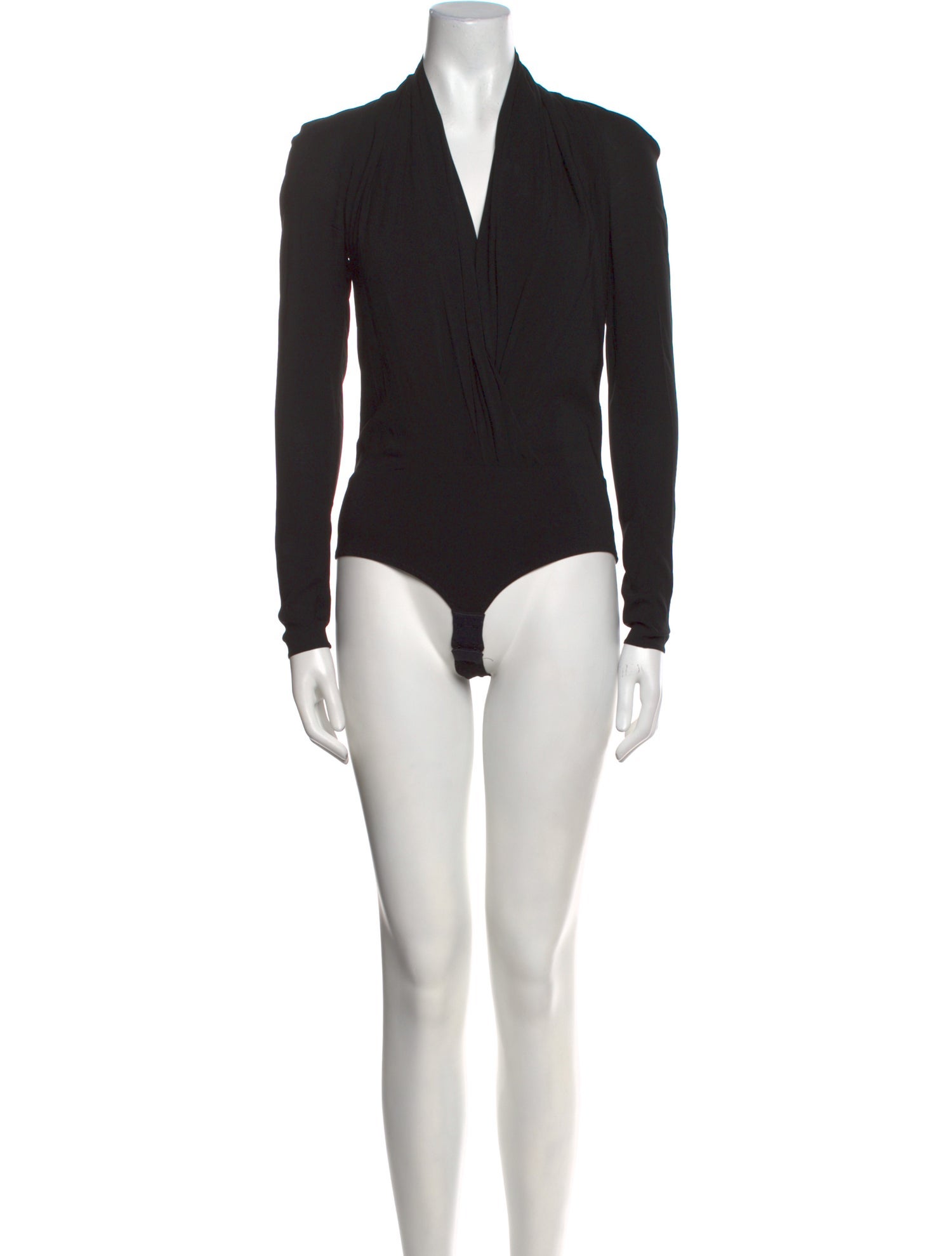 Versace V-Neck Long Sleeve Bodysuit