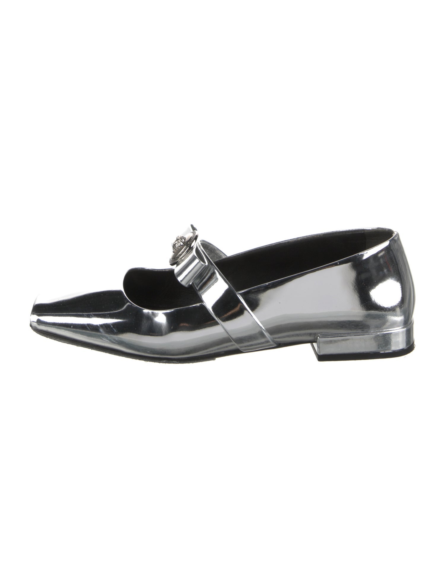 Versace Patent Leather Mary Jane Flats