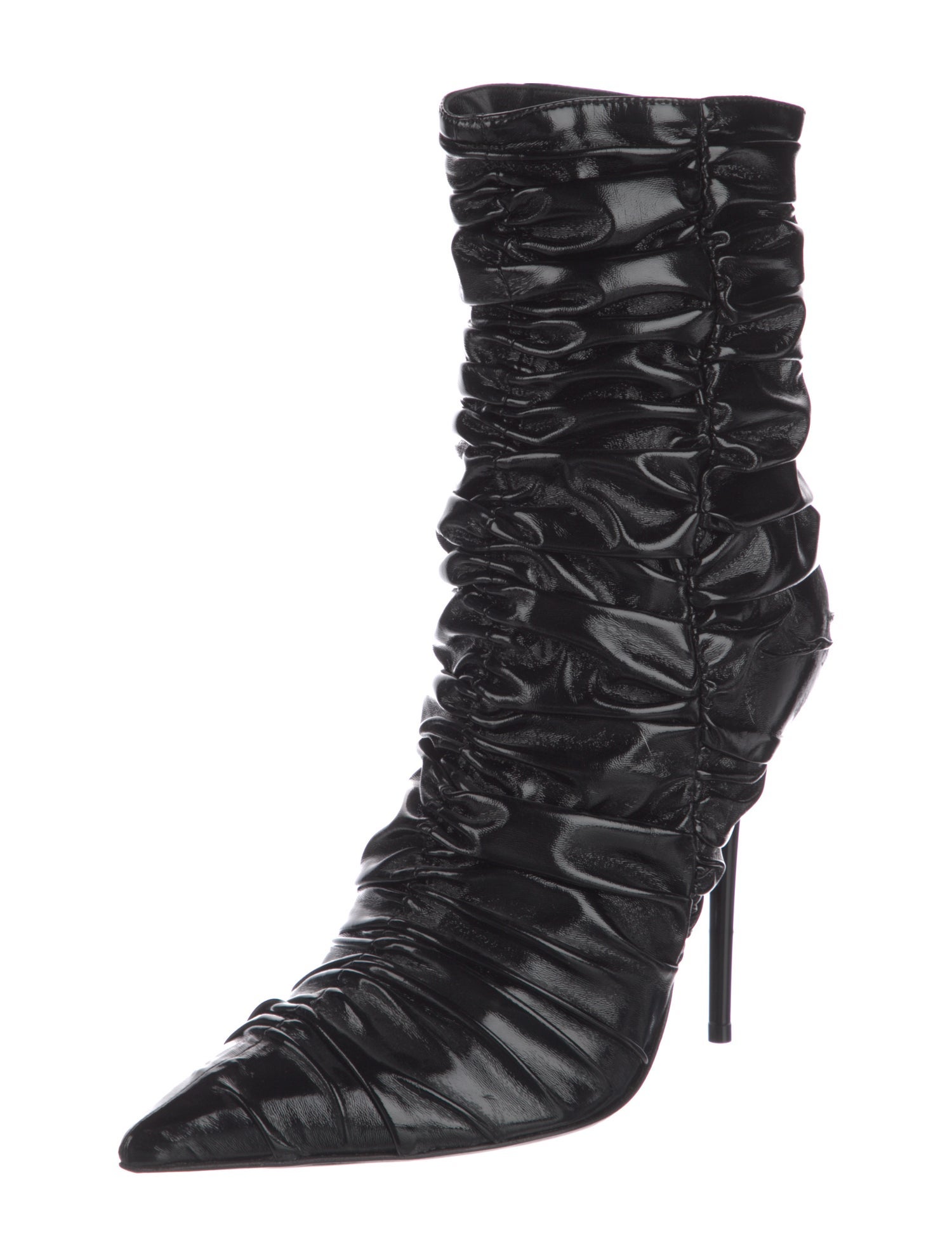 Versace Leather Lace-Up Boots