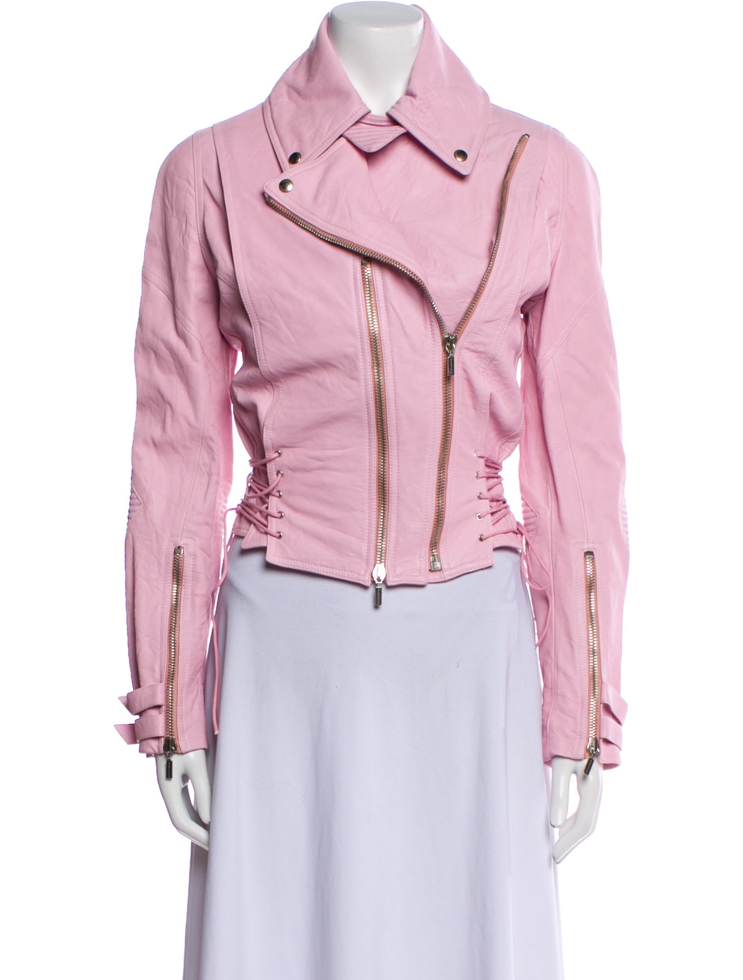 Versace Leather Biker Jacket