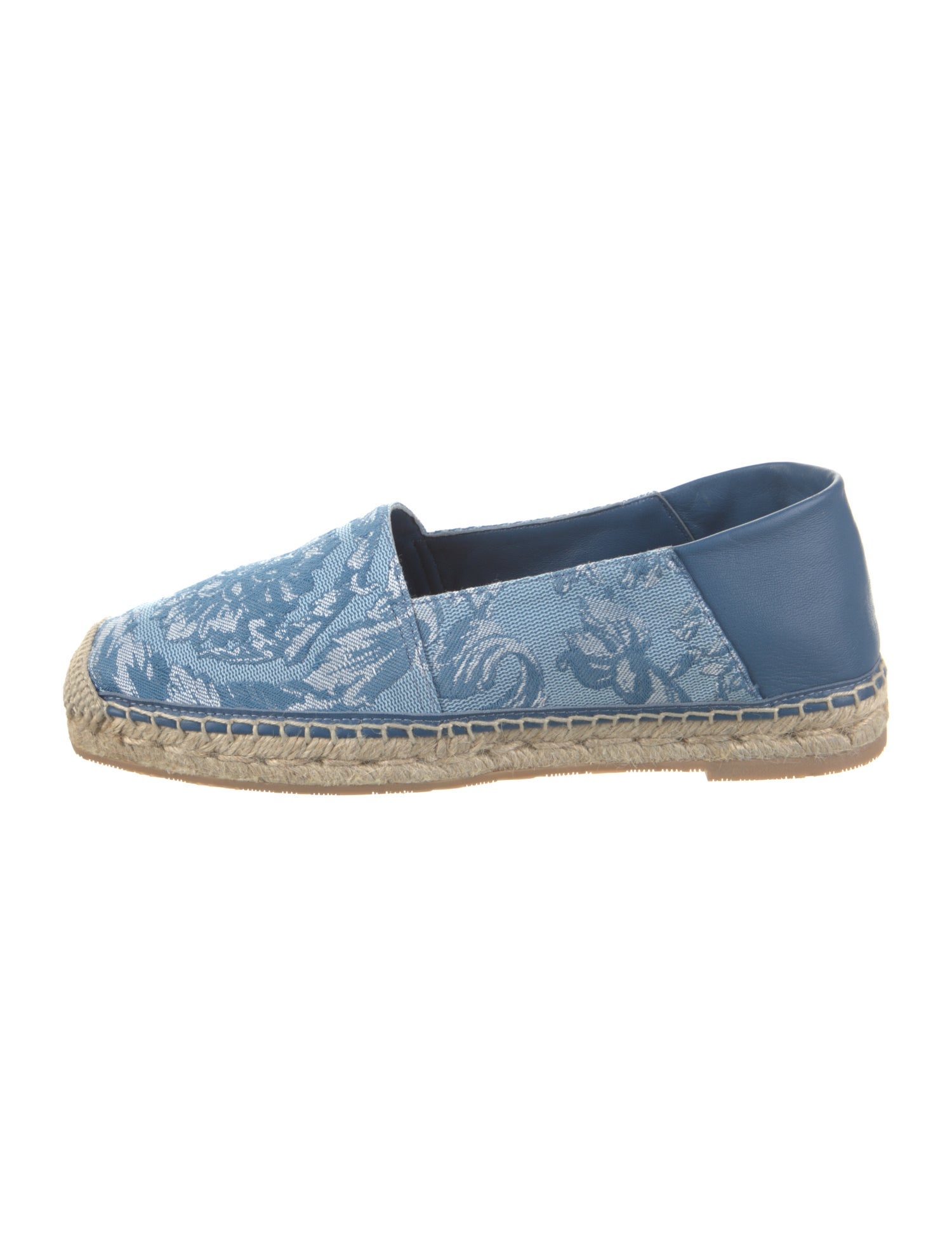 Versace Denim Printed Espadrilles