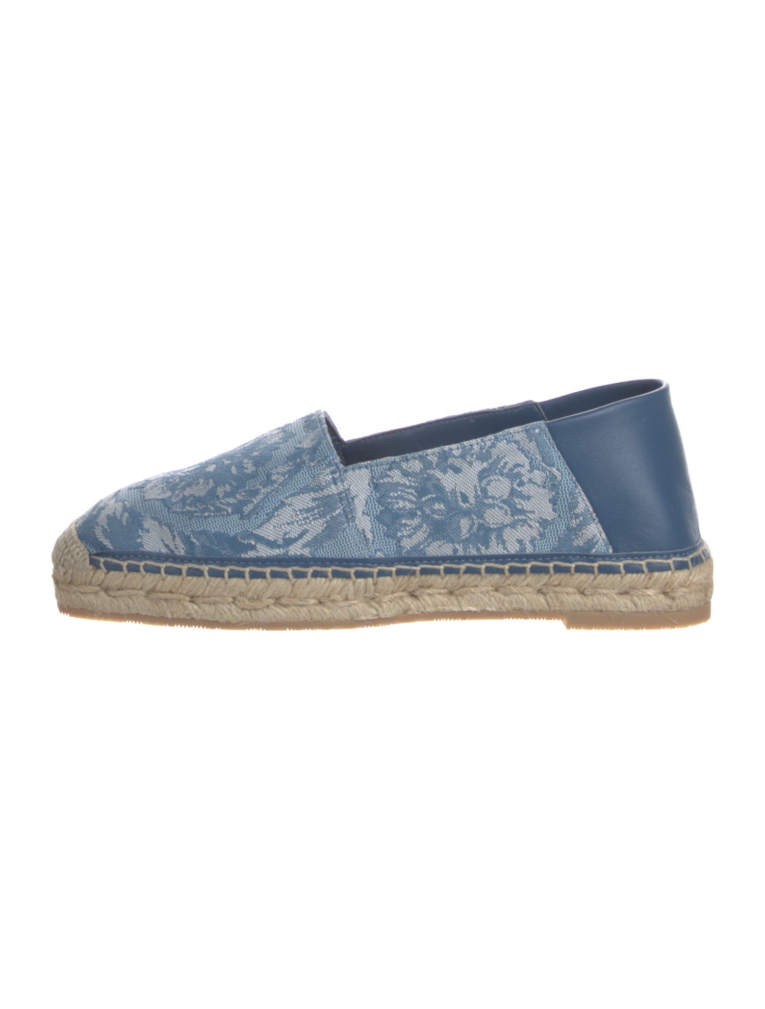 Versace Denim Printed Espadrilles