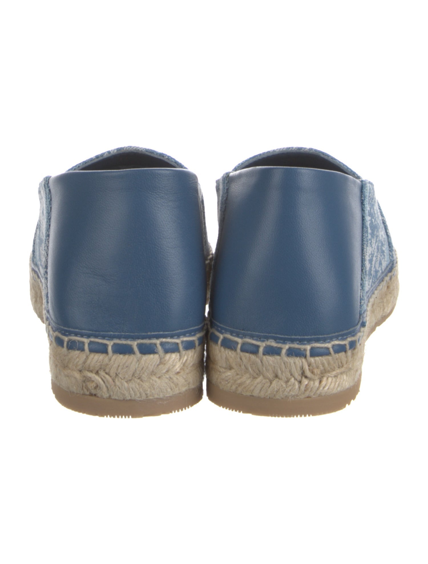 Versace Denim Printed Espadrilles