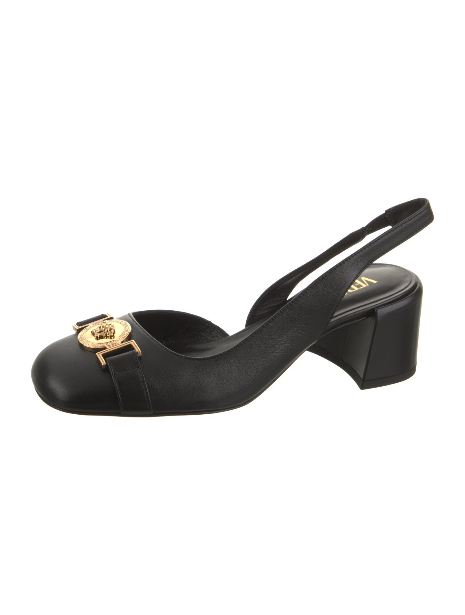 Versace Leather Slingback Pumps