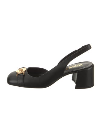 Versace Leather Slingback Pumps