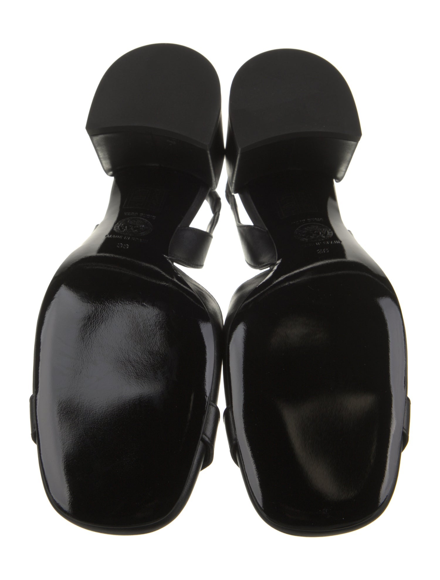 Versace Leather Slingback Pumps