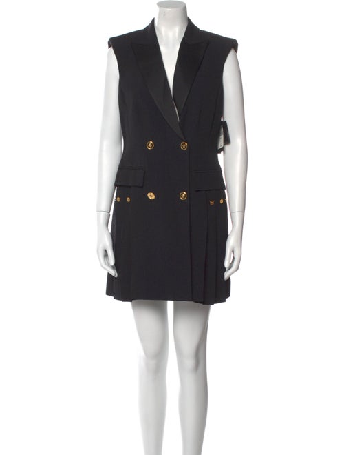 Versace V-Neck Mini Dress