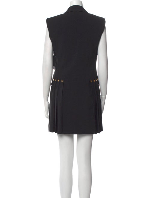 Versace V-Neck Mini Dress