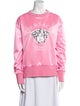 Versace Graphic Print Crew Neck Sweatshirt