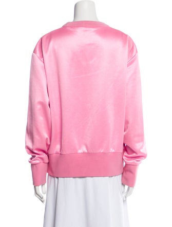 Versace Graphic Print Crew Neck Sweatshirt