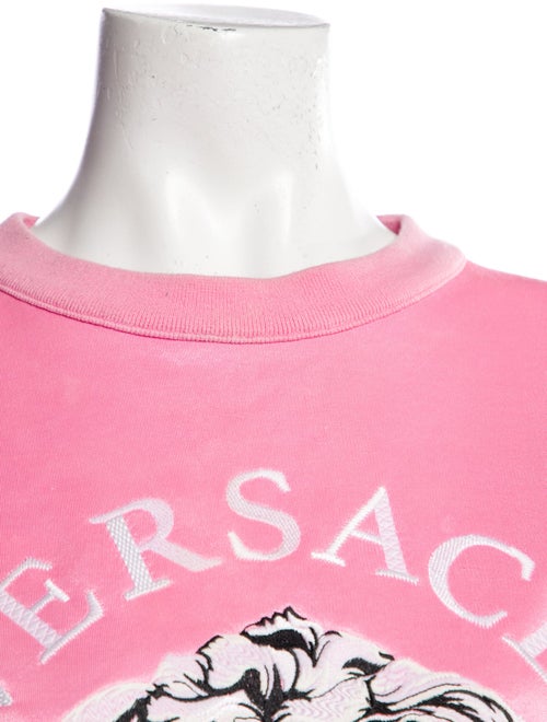 Versace Graphic Print Crew Neck Sweatshirt