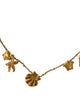Versace Medusa & Seashell Station Necklace