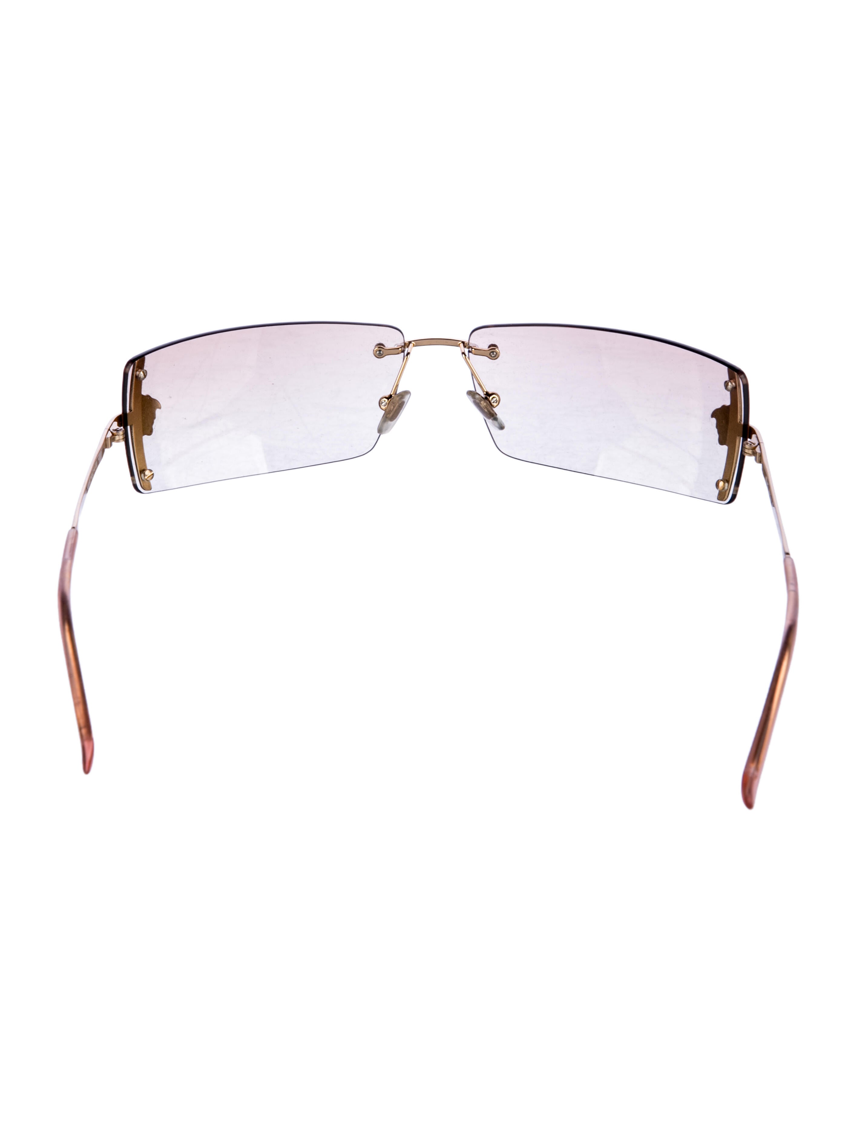 Versace Medusa Insignia Square Sunglasses