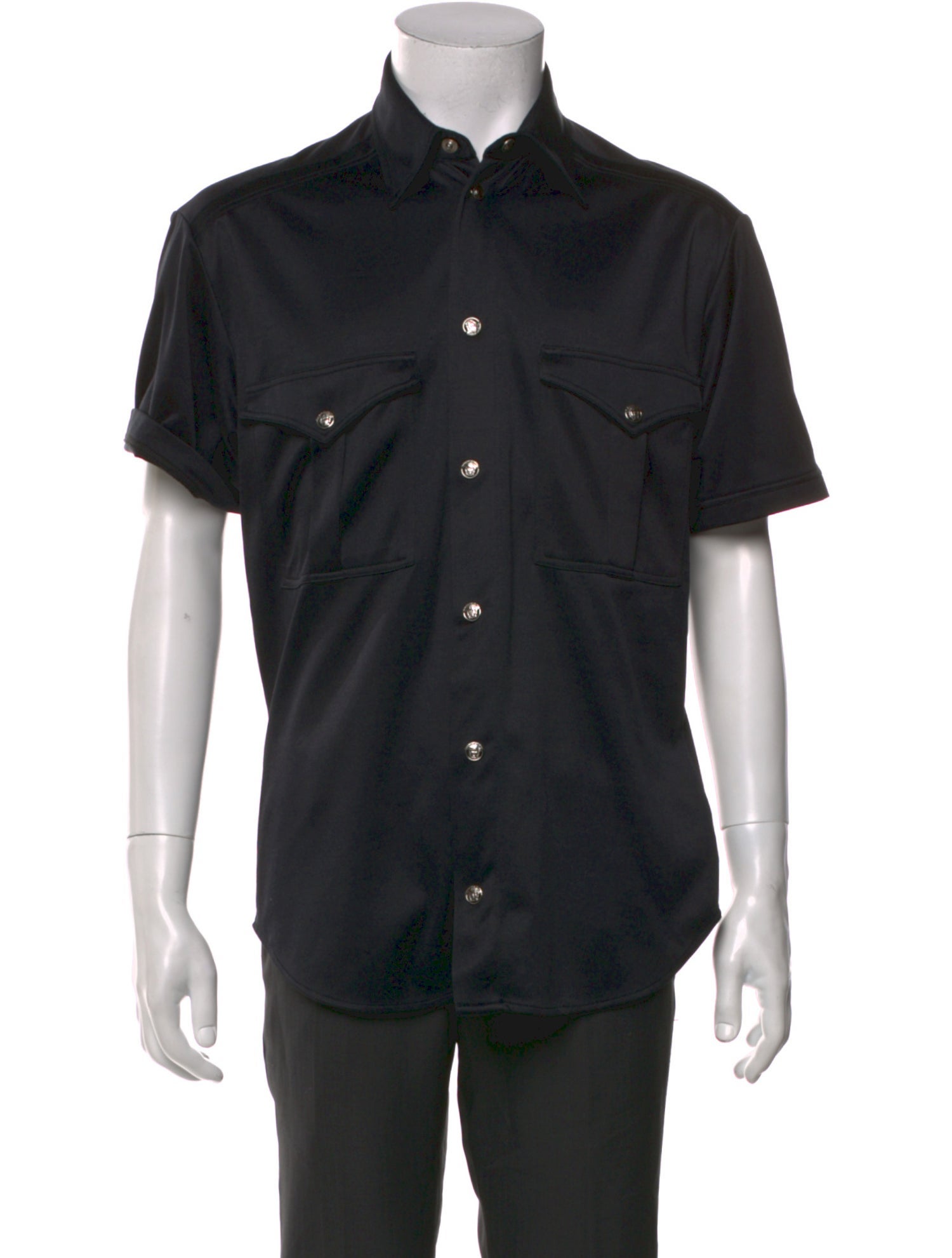 Versace Medusa Insignia Short Sleeve Shirt