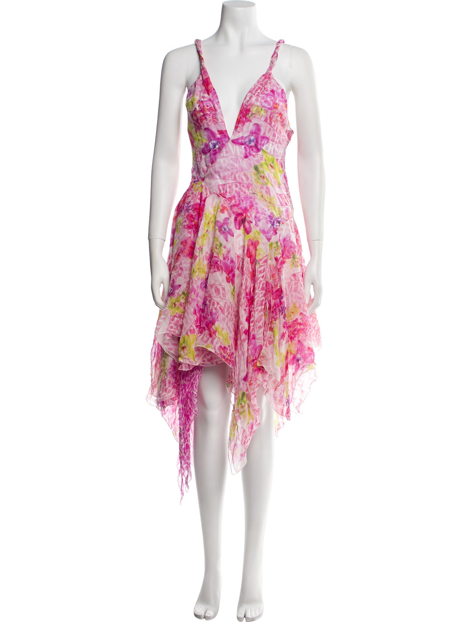 Versace Silk Long Dress