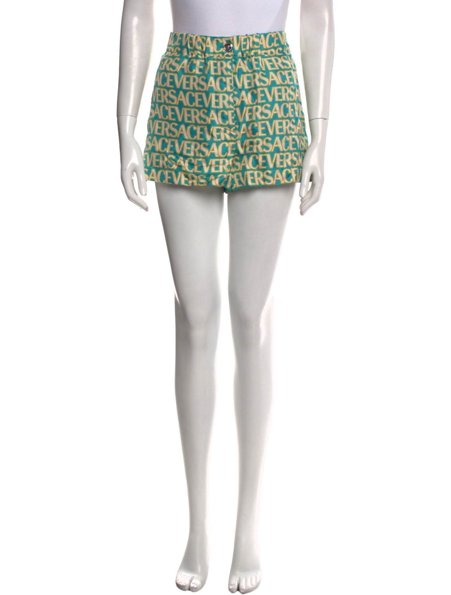 Versace Silk Mini Shorts