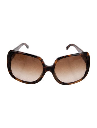 Versace Square Gradient Sunglasses